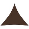 vidaXL Sunshade Sail Oxford Fabric Triangular 3x3x3 m Brown