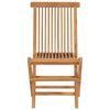vidaXL Folding Garden Chairs 2 pcs Solid Teak Wood