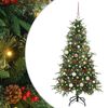 vidaXL Artificial Hinged Christmas Tree Green 150 cm PE and PVC