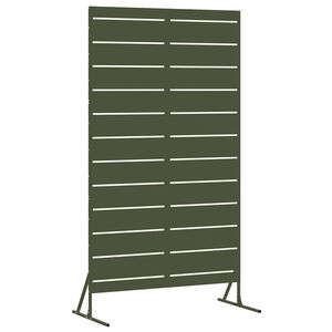 vidaXL Privacy Screen Olive 100 x 50 x 180 cm Steel