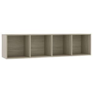 vidaXL Book Cabinet/TV Cabinet Sonoma Oak 143x30x36 cm