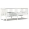 vidaXL Day Bed without Mattress White 100x200 cm Solid Wood Pine