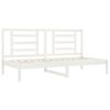 vidaXL Day Bed without Mattress White 80x200 cm Solid Wood Pine