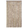 vidaXL Fly Curtain Dark Brown and Beige 100x230 cm Chenille