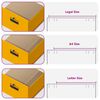vidaXL File Cabinet with Drawer Mustard Yellow 45.5 x 42 x 74.5 cm