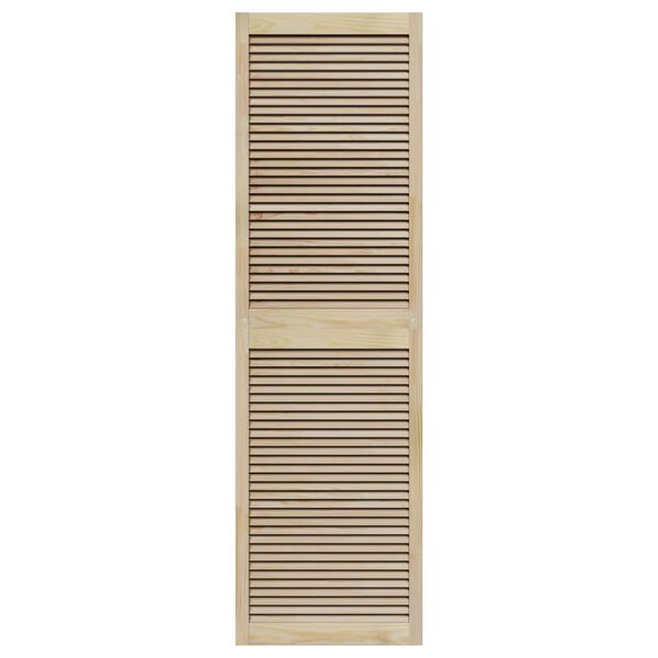 vidaXL Cabinet Door 4 pcs Natural 201 x 59.5 x 2.1 cm Solid pine wood