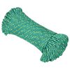 vidaXL Multipurpose Utility Rope 5 mm 100 m Green PP 150 kg Max Load