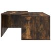 vidaXL Coffee Table Set 2 pcs Smoked Oak Engineered Wood