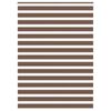 vidaXL Zebra Blind Brown 165x230 cm Fabric Width 160.9 cm Polyester
