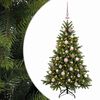 vidaXL Artificial Christmas Tree with Bauble 120 cm 150 LEDs