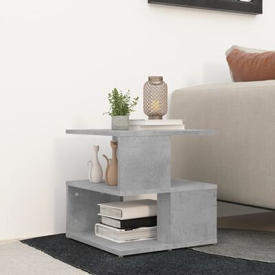vidaXL Side Table Concrete Grey 40x40x40 cm Engineered Wood