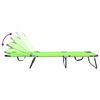vidaXL Folding Sun Lounger 2 pcs Green 188 x 57 x 86.5 cm Polyester