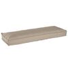 vidaXL Pallet Cushion Set 2 pcs Taupe 120 x 40 x 8 cm Oxford Fbric