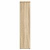 vidaXL Bathroom Cabinet with Roll Holder Sonoma Oak 20.5x20x90 cm