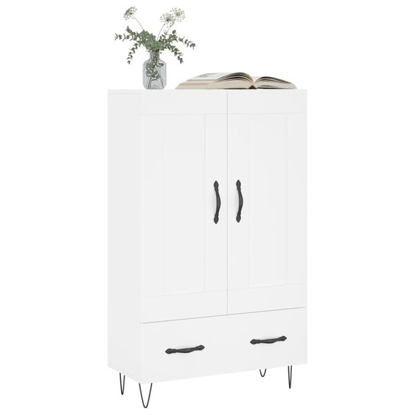 vidaXL Highboard White 69.5x31x115 cm Engineered Wood