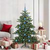 vidaXL Artificial Hinged Christmas Tree with 150 LEDs 150 cm PVC