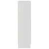 vidaXL Vitrine Cabinet White 82.5x30.5x115 cm Engineered Wood