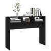 vidaXL Console Table Black 105x30x80 cm Engineered Wood