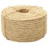 vidaXL Rope 100% Sisal 10 mm 250 m