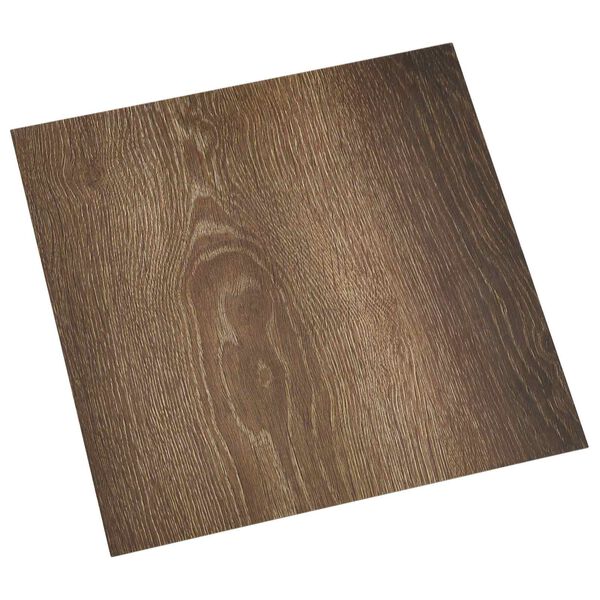 vidaXL Flooring Planks 55 pcs Brown 5.11 m&sup2; PVC