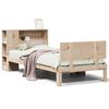 vidaXL Bookcase Bed without Mattress 100x200cm Solid Wood Pine