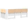 vidaXL Storage Headboard with Shelf White 100 cm Engineered Wood
