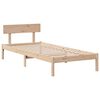 vidaXL Bed Frame without Mattress 90x200 cm Solid Wood Pine