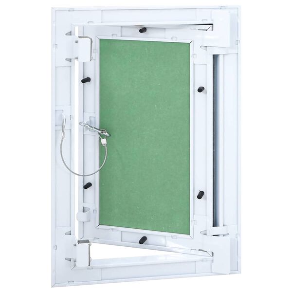 vidaXL Access Panel Green and Silver 25 x 35 cm