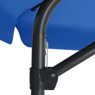 vidaXL Outdoor Parasol with Steel Pole 300 cm Azure Blue
