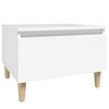 vidaXL Side Tables 2 pcs White 50x46x35 cm Engineered Wood