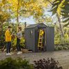 Keter Garden Shed Darwin 46 Grey Woodlook