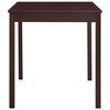 vidaXL Dining Table Dark Brown 140x70x73 cm Pinewood