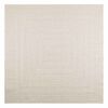 vidaXL Rug ZIZUR Cream 200x200 cm Jute Look Indoor and Outdoor