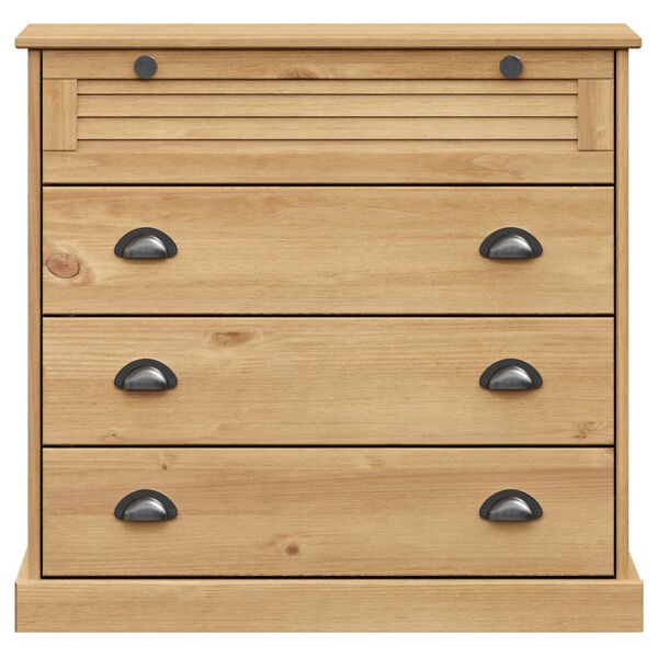 vidaXL Chest of Drawers VIGO 80x40x76 cm Solid Wood Pine
