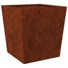 vidaXL Garden Planter 50x50x50 cm Weathering Steel