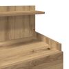 vidaXL Bedside Cabinet with 2 Drawers Artisan Oak 40x36.5x62 cm