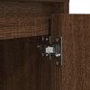 vidaXL Bedside Cabinets with LED Lights&nbsp;2 pcs Brown Oak 38x34x50 cm