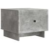 vidaXL Coffee Table Concrete Grey 49 x 50 x 40 cm Engineered Wood