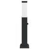 vidaXL Bollard Light with Sensor 50 cm Black IP44