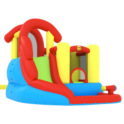 Happy Hop Bouncy Castle with Slide and Splash Pool 280x319x211 cm