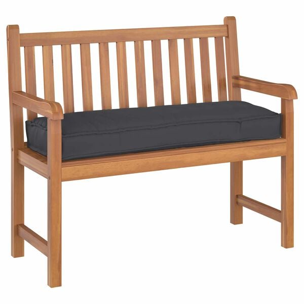 vidaXL Pallet Cushion for Bench Black 120 x 40 x 8 cm Oxford fabric