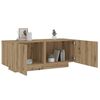 vidaXL Bedside Cabinet Artisan Oak 100x35x40 cm Engineered Wood