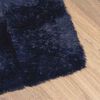 vidaXL Shaggy Rug High Pile NAVARRA Navy 240x240 cm Polyester