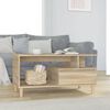 vidaXL Coffee Table Sonoma Oak 90x49x45 cm Engineered Wood