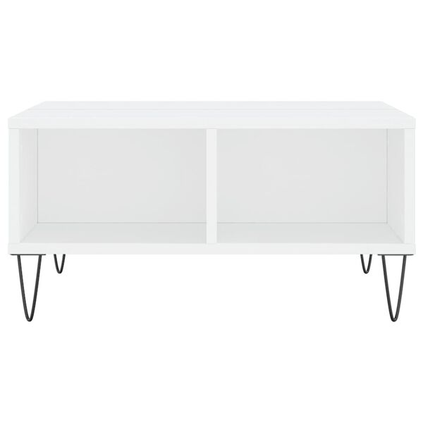 vidaXL Coffee Table White 60x60x30 cm Engineered Wood