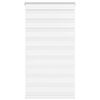 vidaXL Zebra Blind White 70x100 cm Fabric Width 65.9 cm Polyester