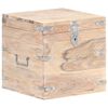 vidaXL Chest 40x40x40 cm Solid Acacia Wood