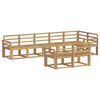 vidaXL Outdoor Sofa Set 8 pcs White Solid Acacia Wood