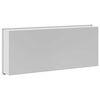 vidaXL Shower Niche White 75 x 30 x 9.5 cm Stainless Steel