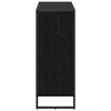 vidaXL Side Cabinet Black Oak 96.5 x 30 x 75 cm Engineered Wood